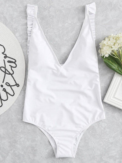 Open Back Ruffle Swimsuit-swimwear-Des Mess