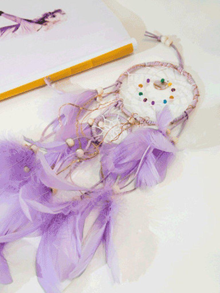 Feather Fringe Dreamcatcher Light-others-Des Mess