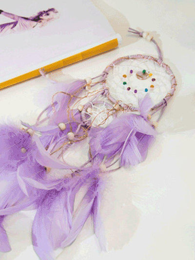 Feather Fringe Dreamcatcher Light-others-Des Mess