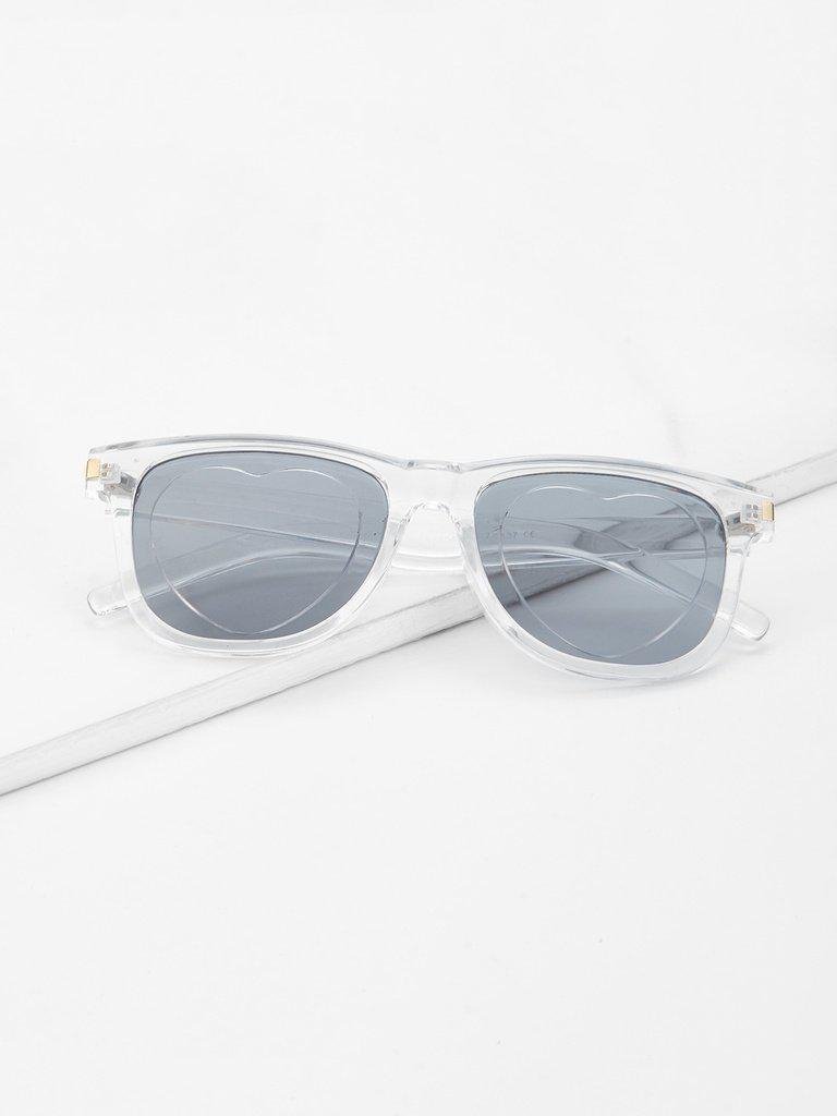 Heart Shaped Lens Sunglasses-accessories-Des Mess