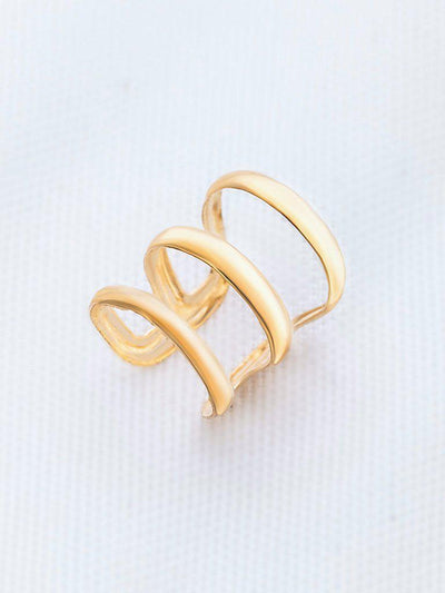 Gold Hollow Out Ear Cuff-jewelry-Des Mess