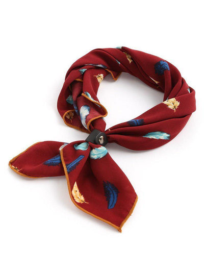 Feather Print Bandana-accessories-Des Mess