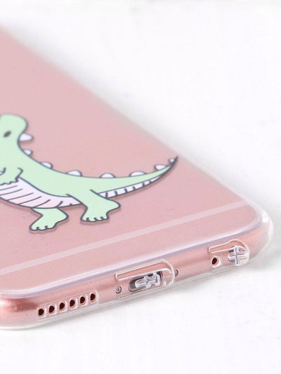 Dinosaur Print Cute iPhone Case-others-Des Mess
