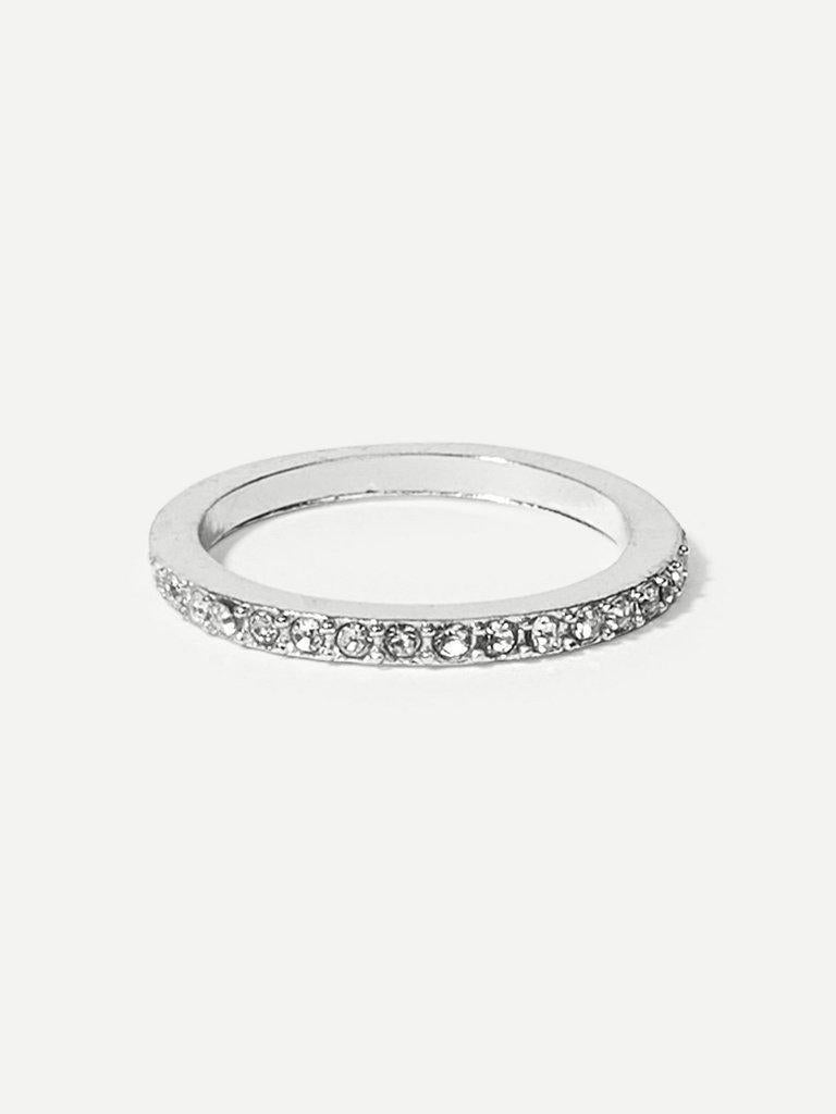 Simple Rhinestone Ring-jewelry-Des Mess