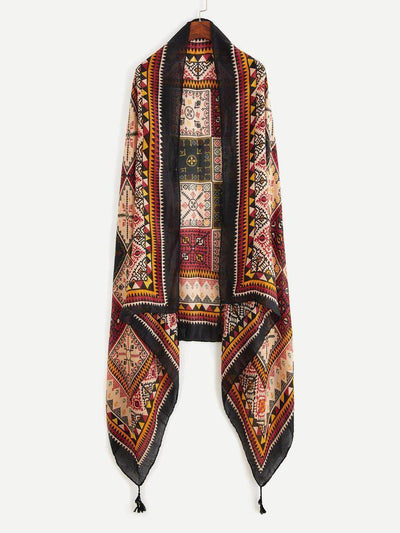 Tribal Print Scarf-accessories-Des Mess