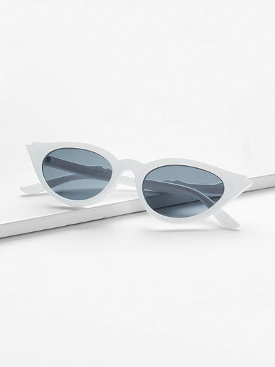 Cat Eye Flat Lens Sunglasses-accessories-Des Mess