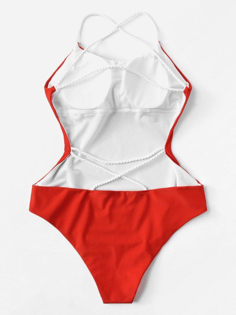Open Back Swimsuit-swimwear-Des Mess