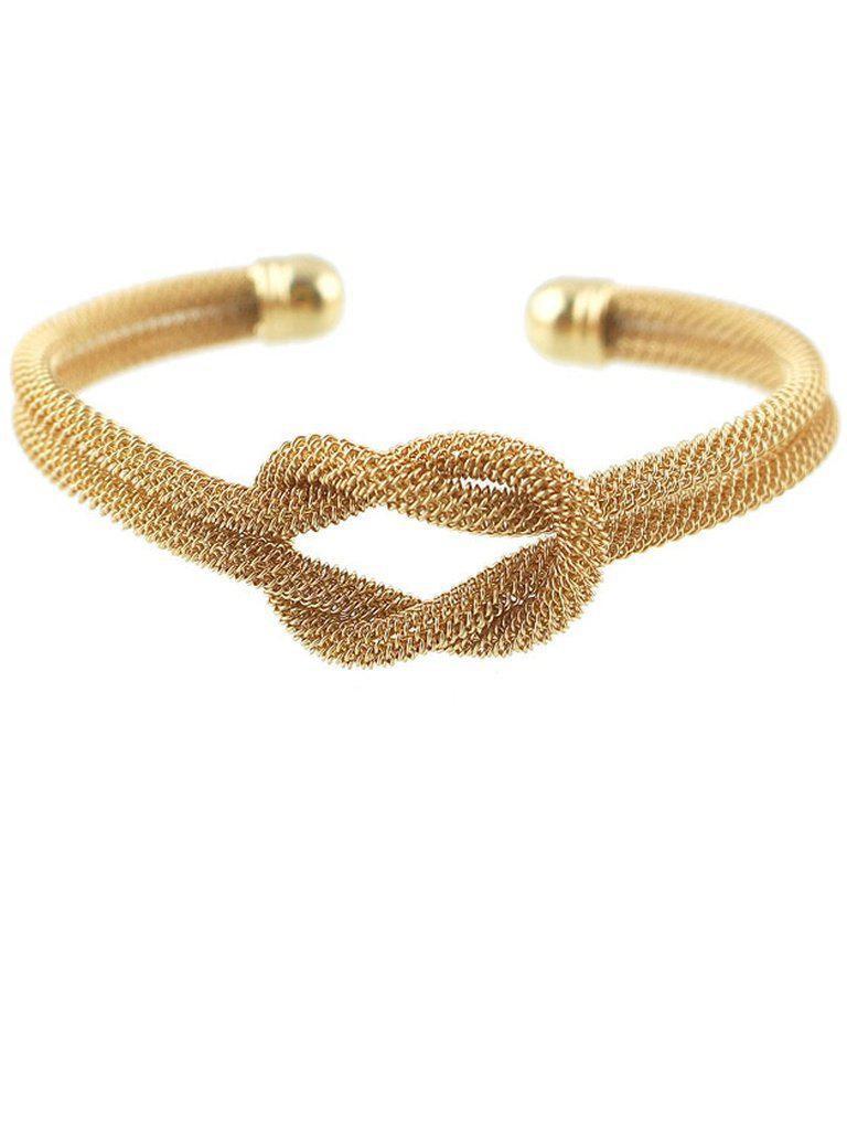 Gold Double Twine Bracelet--Des Mess