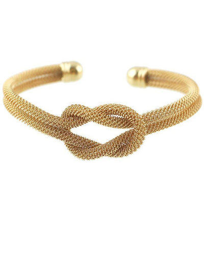 Gold Double Twine Bracelet--Des Mess