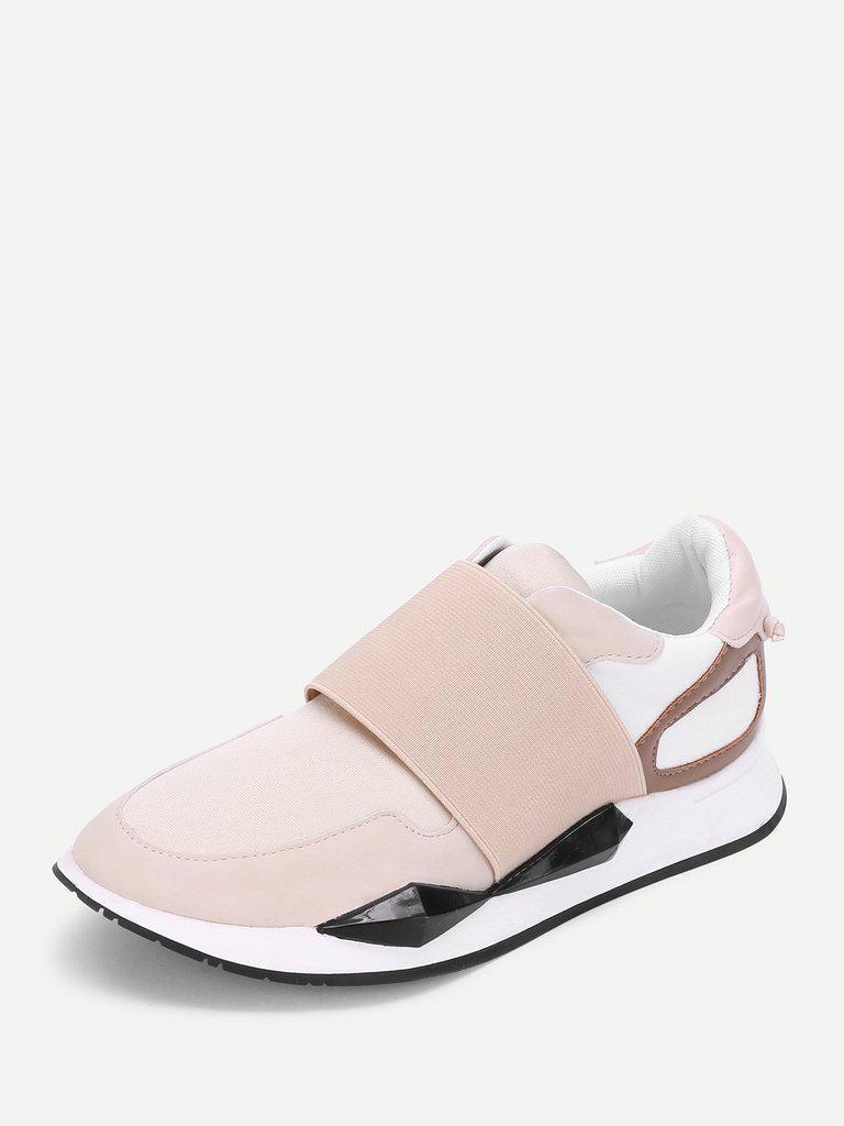 Two Tone Slip On Sneakers-shoes-Des Mess