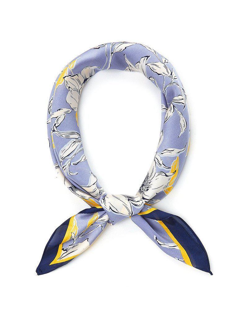 Flower Print Bandana Scarf-accessories-Des Mess