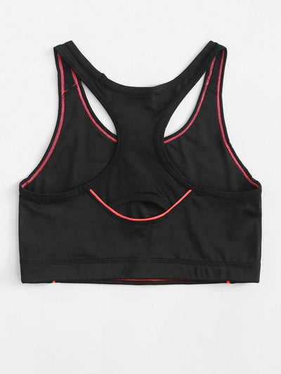 Racerback Sports Bra-sportswear-Des Mess