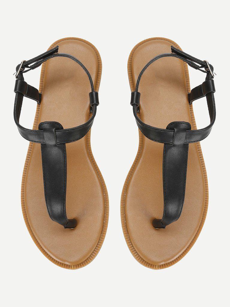 Toe Post Flat Sandals-shoes-Des Mess