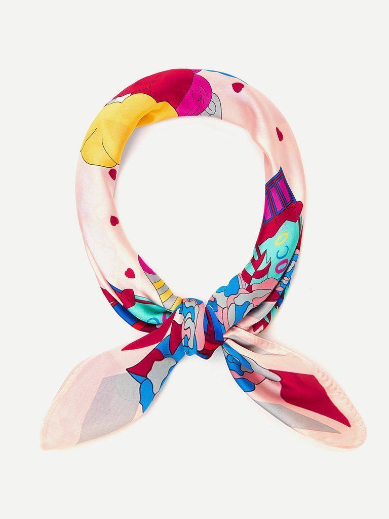 Animal & Flower Print Bandana-accessories-Des Mess