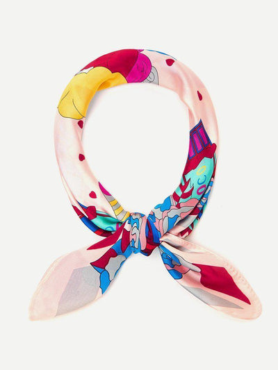 Animal & Flower Print Bandana-accessories-Des Mess