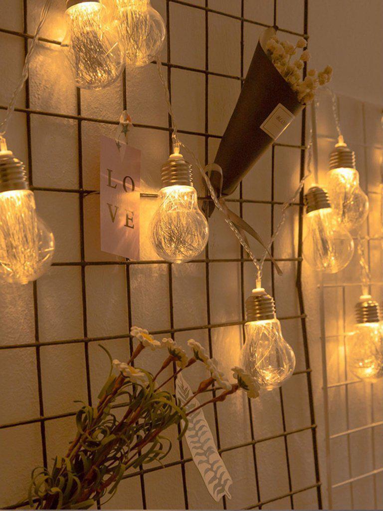 Plug In String Light With Bulb 20pcs-others-Des Mess