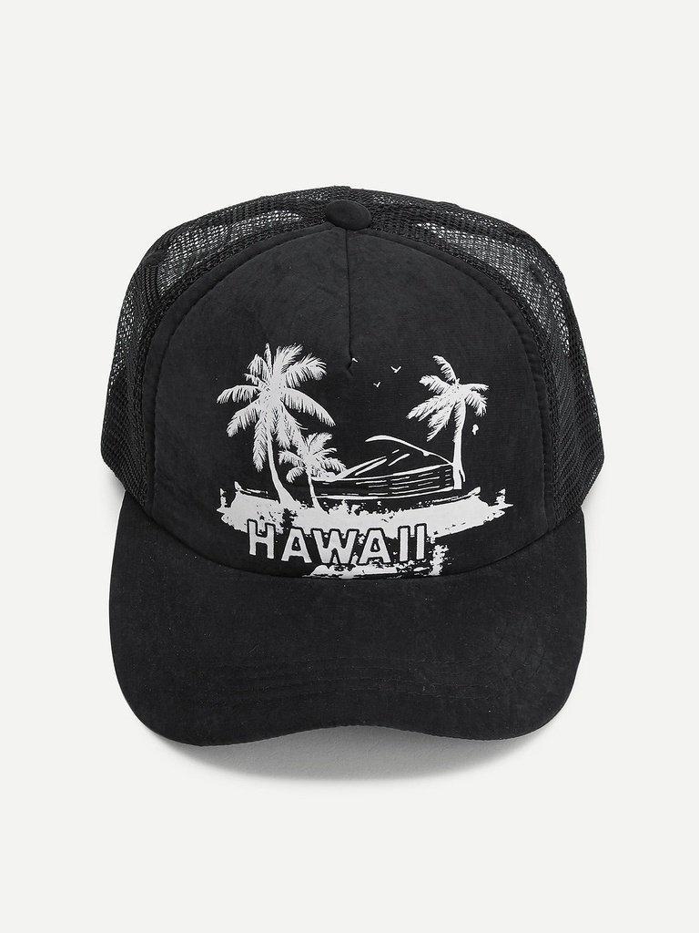 Palm Tree Baseball Cap--Des Mess