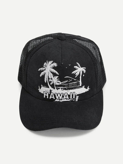 Palm Tree Baseball Cap--Des Mess