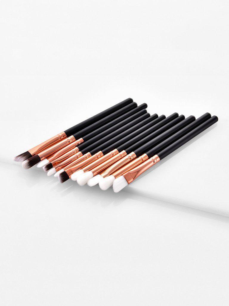 Soft Bristle Eye Brush 12pcs-makeup-Des Mess