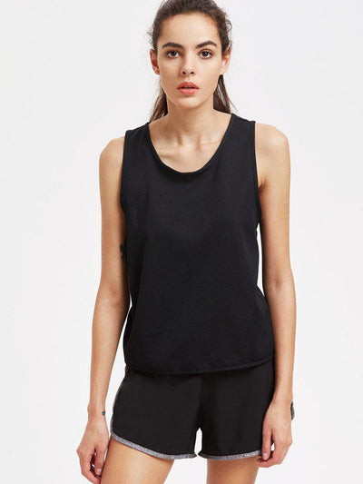 Wrap Back Sports Top-sportswear-Des Mess
