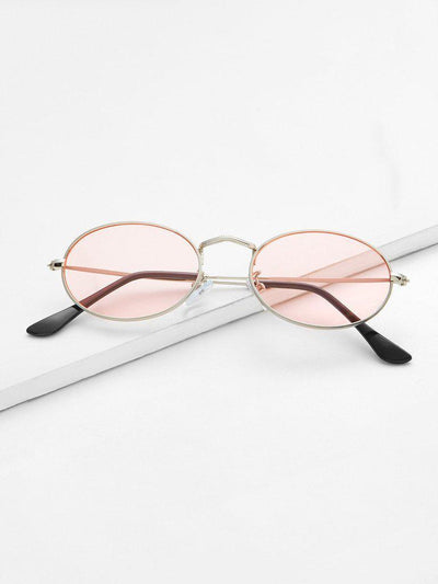 Tinted Oval Sunglasses-accessories-Des Mess
